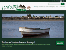Tablet Screenshot of ecotours-senegal.com